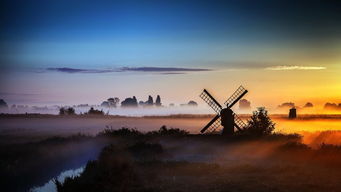 延时的独特魅力 荷兰风车摄影作品与家政服务的奇妙融合
